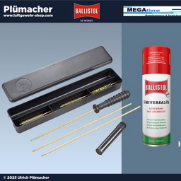 Reinigungsset für Luftgewehre und Luftpistolen Putzset - Reinigungsset für Luftgewehre, Luftpistolen und CO2 Waffen