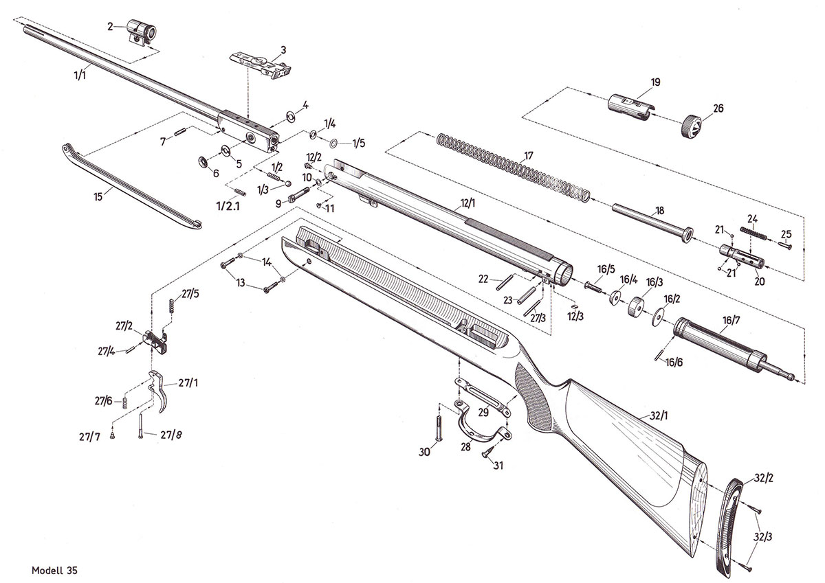 Diana ersatzteile luftgewehr 75 Luftgewehr &