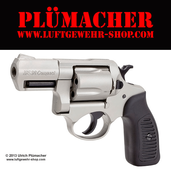 Bild von ME 38 Compact Schreckschussrevolver vernickelt