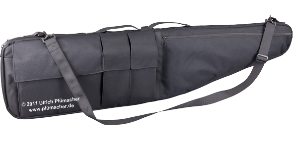 Bild von Gewehrtasche schwarz 123 cm gefüttert für Luftgewehre