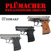 Zoraki 914 Schreckschusspistolen mit einem 14 Schuss Magazin im Kaliber 9 mm PAK