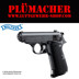 Walther PPK CO2 Pistole für 4,5 mm Rundkugeln mit einem 15 Schuss Magazin und Blow Back Funktion