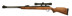 Diana 460 Magnum Unterhebelspanner Luftgewehr mit einem Walther Zielfernrohr 4x32