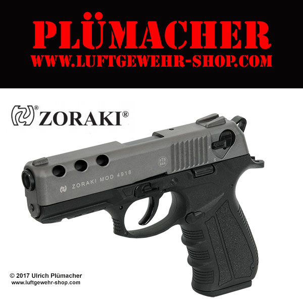 Bild von Zoraki 4918 Titan Schreckschusspistole und Gaspistole im Kaliber 9 mm PAK