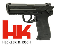 Bild von Heckler & Koch HK45 mit Metallschlitten CO2 Softair Pistole NBB 6mm BB schwarz