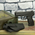 Heckler & Koch P30 Schreckschuss Gaspistole Ausführung: schwarz (brüniert) + gratis Holster, Bild 1