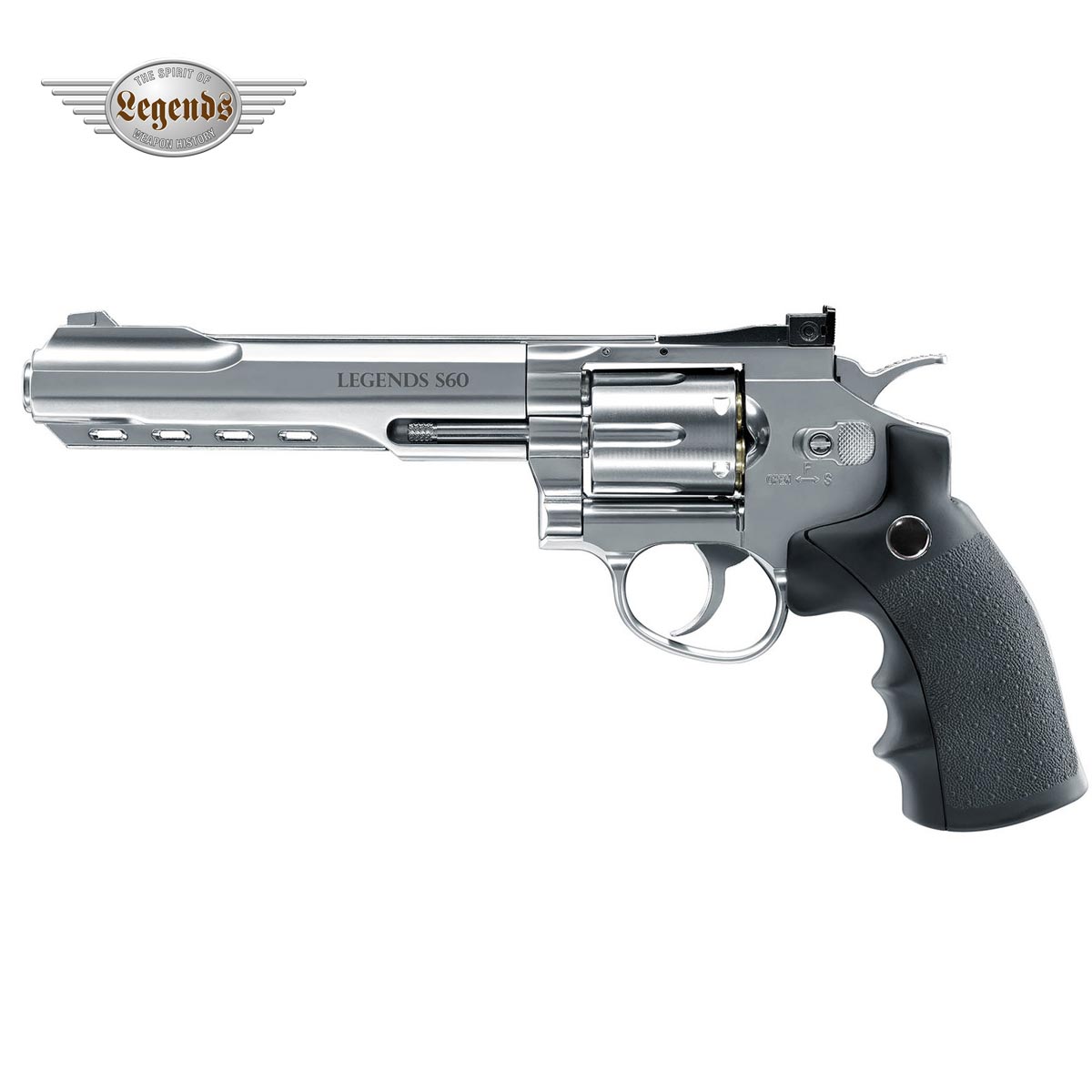 Bild von Legends S60 hochwertiger CO2 Revolver aus Vollmetall 