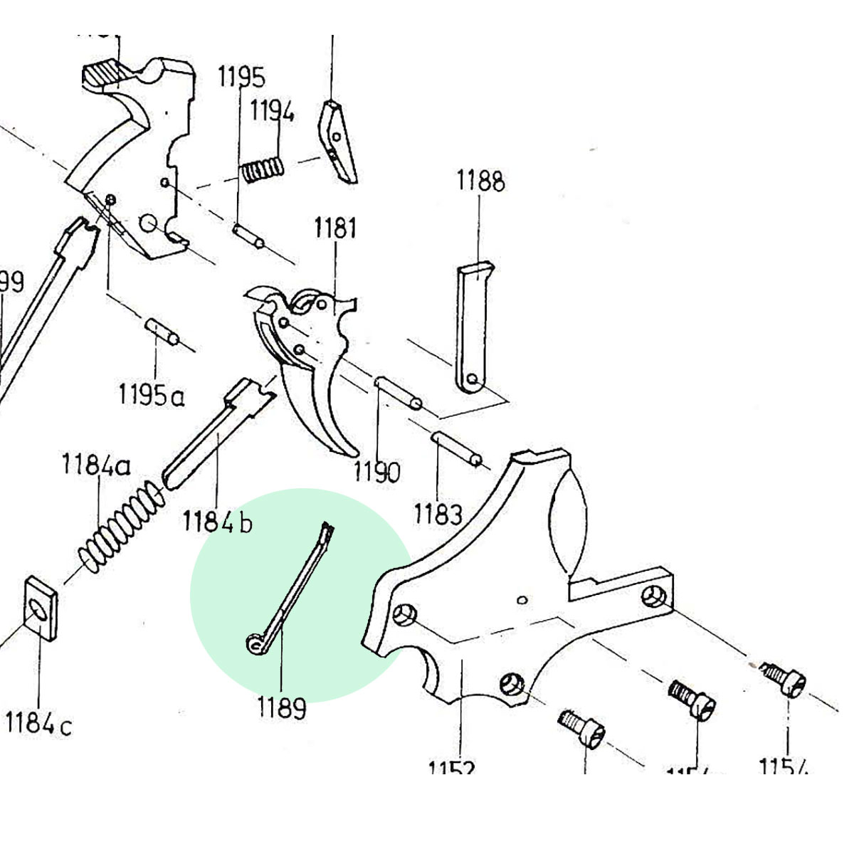 Bild von Weihrauch HW 37 + HW 88 Feder für Transporthebel