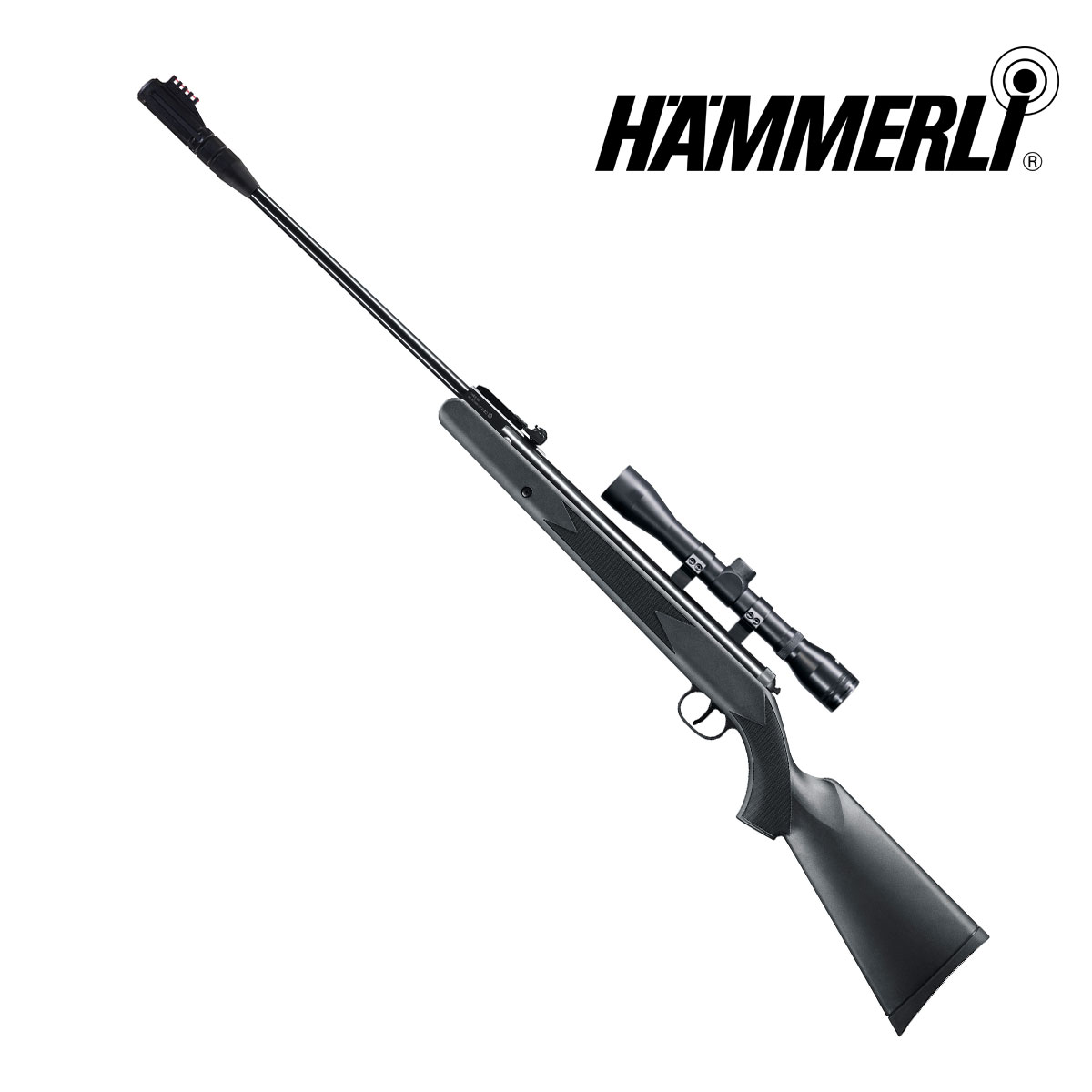 Bild von Hämmerli Black Force 800 Combo Luftgewehr Set mit Zielfernrohr