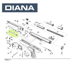 Bild von Schubstange Luftpistole Diana 5-5G-6-6G-6M