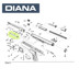 Bild von Schubstange Luftpistole Diana 5-5G-6-6G-6M