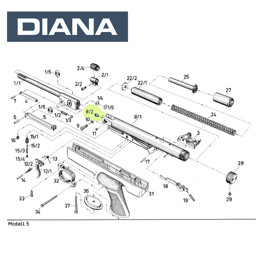 Bild von Luftgewehr Verschlusskegel Diana 25 - 25D - 27 - 35 - 45 - 280 - 5 - 5G - 6 - 6G - 6M - 10