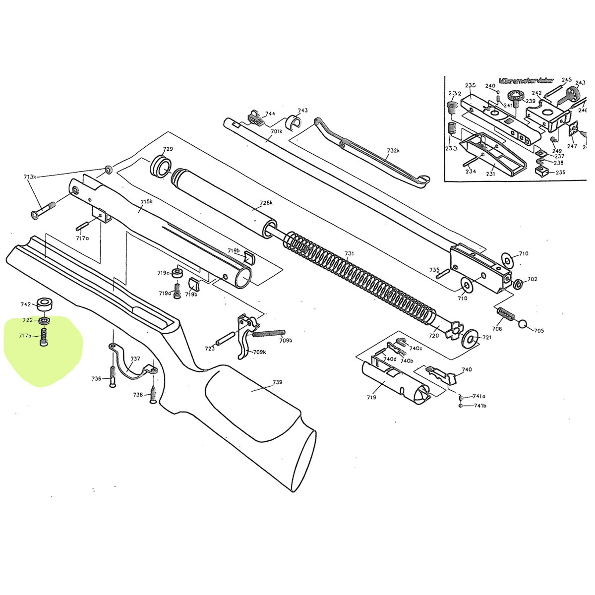 Bild von Vordere Schafthalteschraube Weihrauch HW 25-30-50-99