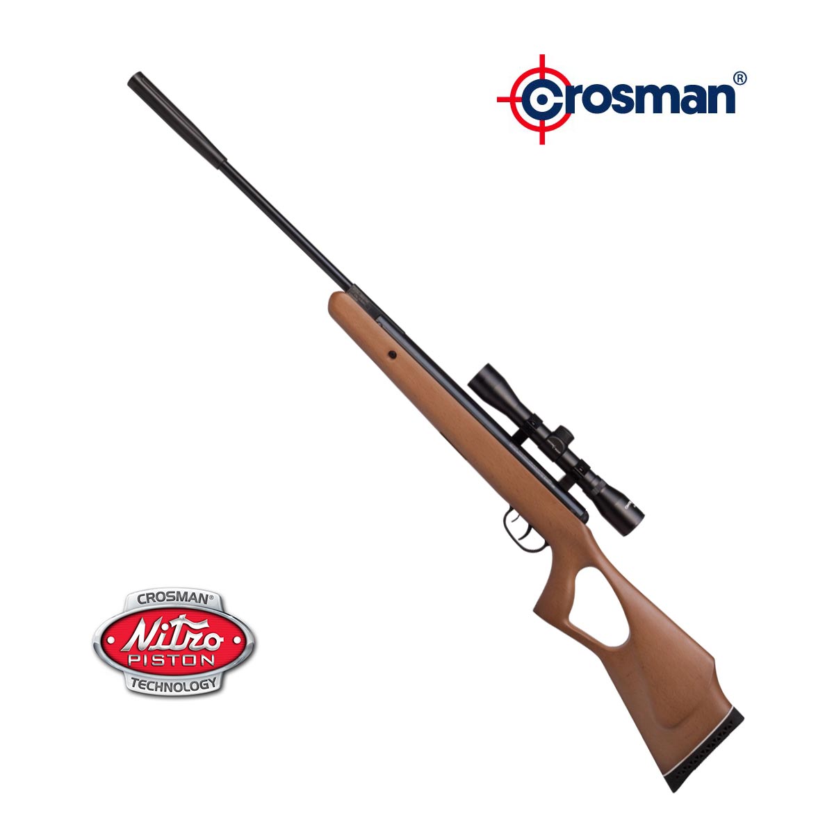 Bild von Crosman Titan Nitro Piston Luftgewehr 4,5 mm inkl. ZF 4x32 