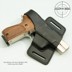 Lederholster für Pistolen - Gürtelholster mit Sicherungsriemen für viele Pistolen Modelle