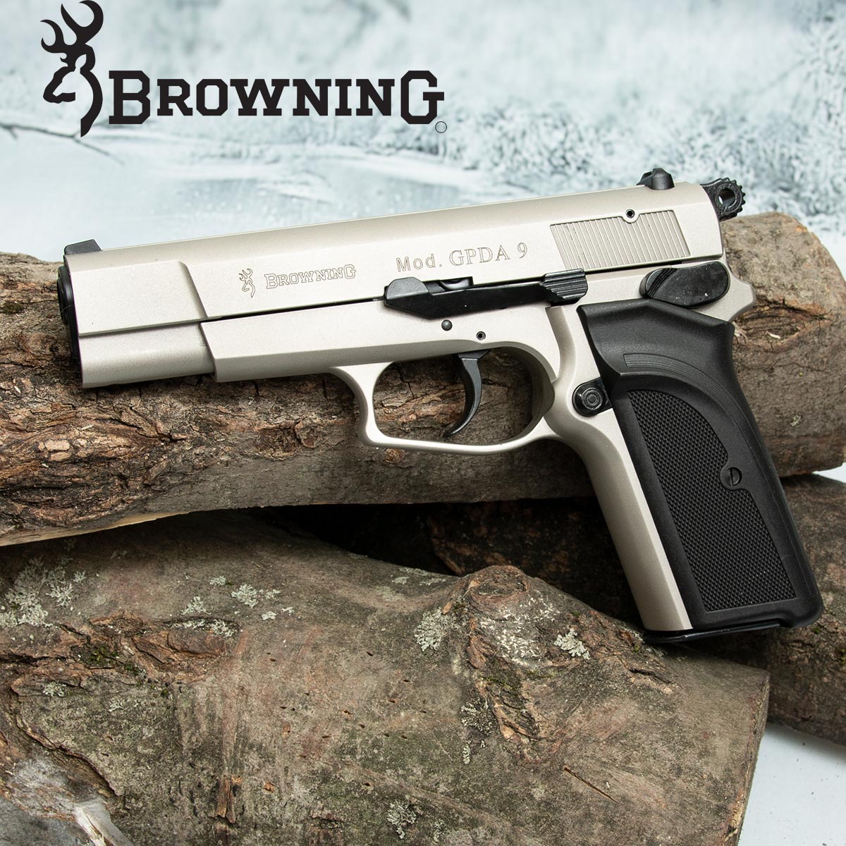 Browning Schreckschuss Pistole GPDA 9 (Gold - Kunststoff