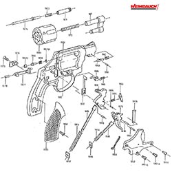 Ersatzteile Weihrauch HW 37 Schreckschuss Revolver und Bauplan