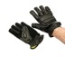 Security Handschuhe Protect aus schwarzem Leder - Lederhandschuhe schnitthemmend, Bild 1