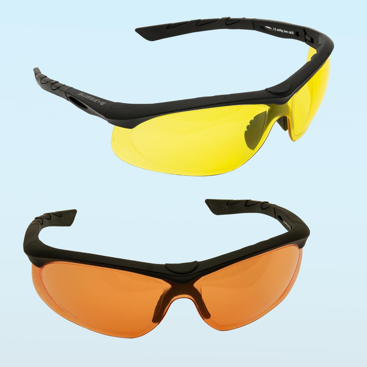 SWISS EYE Lancer orange Schießbrille mit Single Glas