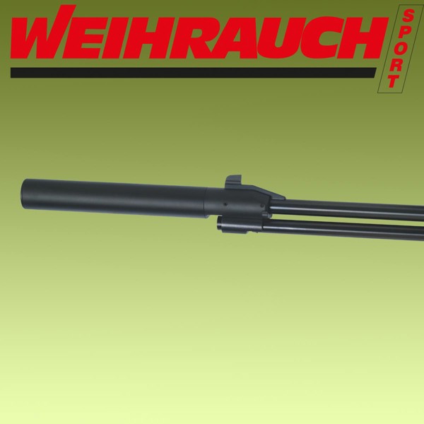 Weihrauch Schalldämpfer HW 77 - aufsteckbarer Schalldaempfer für das Unterhebelspanner Luftgewehr