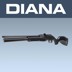 Diana P1000 Evo 2 Pressluftgewehr im Kaliber 4,5 mm mit einer 200 bar Kartusche