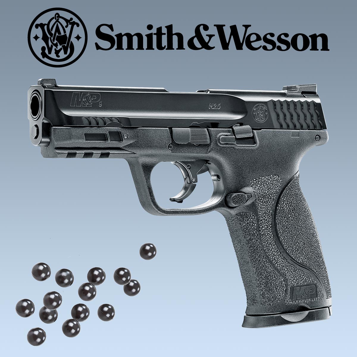 Smith & Wesson M&P9 2.0 T4E CO2 Pistole für Gummigeschosse und Pepperballs cal. 43