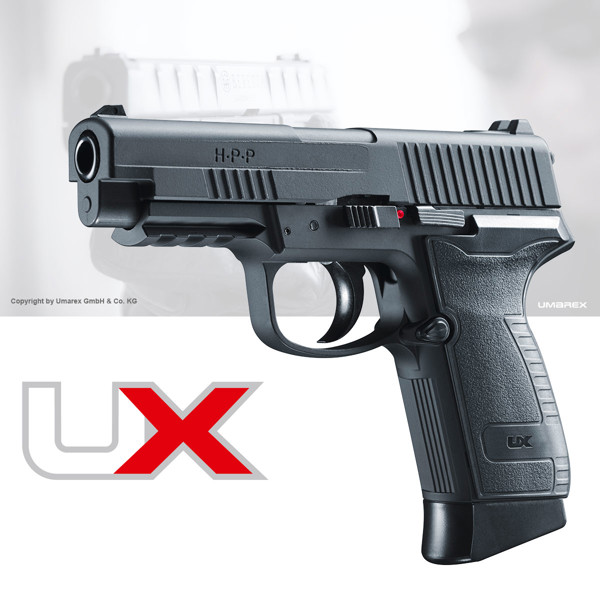 UX HPP CO2 Pistole 4,5 mm Stahlrundkugel