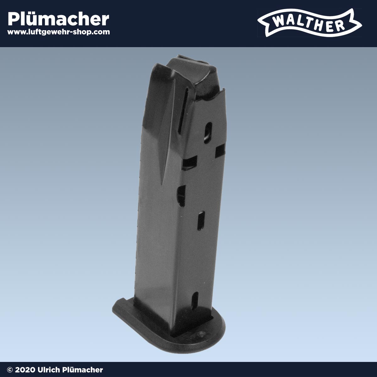 Magazin Walther PPQ 9 mm Pak Schreckschuss für 15 Platzpatronen oder Gaspatronen