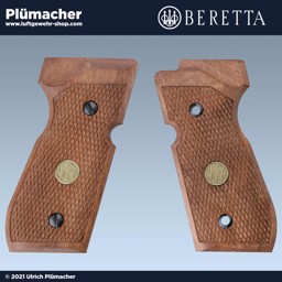 Holzgriffschalen Beretta 92 FS CO2 Pistole - edle Griffschalen aus Holz für die Beretta 92FS-Serie