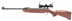 Weihrauch HW 50 Fiber Optik Luftgewehr Set inkl. Zielfernrohr 2-6x32