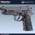 Beretta Elite CO2 Pistole cal. 4,5 mm Stahlrundkugeln inkl. 18 Schuss Magazin