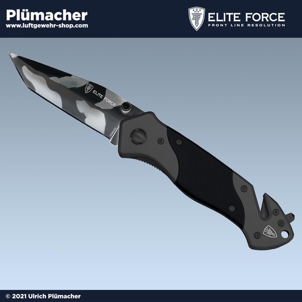Elite Force EF102 Rettungsmesser mit Gurtschneider und Windschutzscheibenzertrümmerer