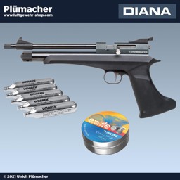 Diana Chaser CO2 Pistolen Set im Kaliber 4,5 mm