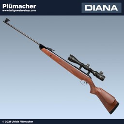 Diana 350 Magnum - ein starkes Luftgewehr der Oberklasse mit einem Zielfernrohr 3-9x32