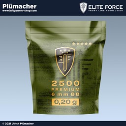Softairkugeln 0,2 g Elite Force - Softairmunition 2500 Schuss