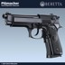 Softair Beretta 92 FS elektrisch im Kaliber 6 mm BB mit einem 16 Schuss Magazin