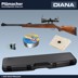 Diana 460 Magnum Luftgewehr Set mit Zielfernrohr und Gewehrkoffer