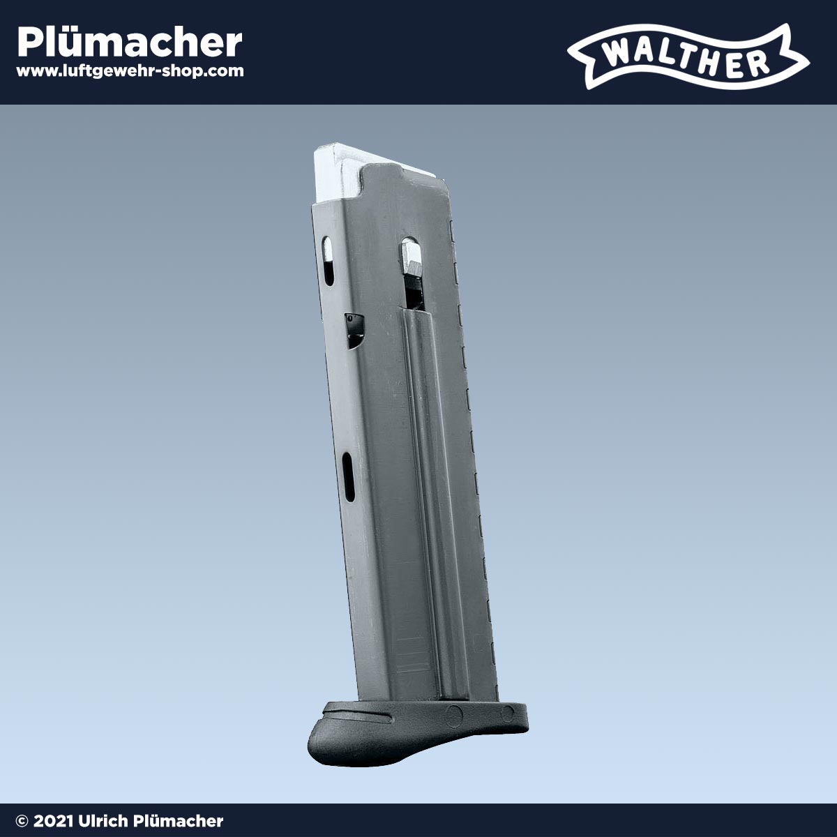 Magazin Walther P22 Schreckschuss - Ersatzmagazin und Reservemagazin für Schreckschusspistole WALTHER P22