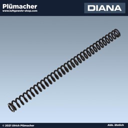 Kolbenfeder Diana 27 freie Ausführung - diese Feder für Ihr DIANA Mod. 27 hat max. 7,5 Joule