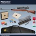 Diana 350 Magnum Luftgewehr Set mit Zielfernrohr, Kugelfang, Munition und Gewehrtasche