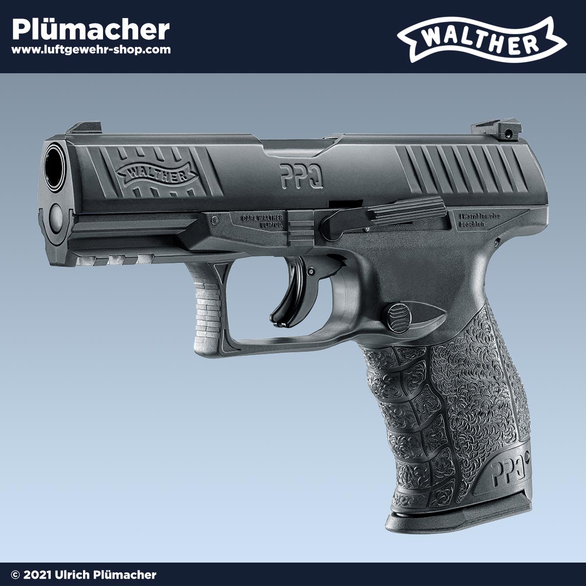 Walther PPQ M2 T4E RAM Markierer im cal. 43 für Rubberballs und Kreidekugeln