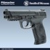 Smith & Wesson M&P45 M2.0 CO2 Pistole im Kaliber 4,5 mm Diabolo