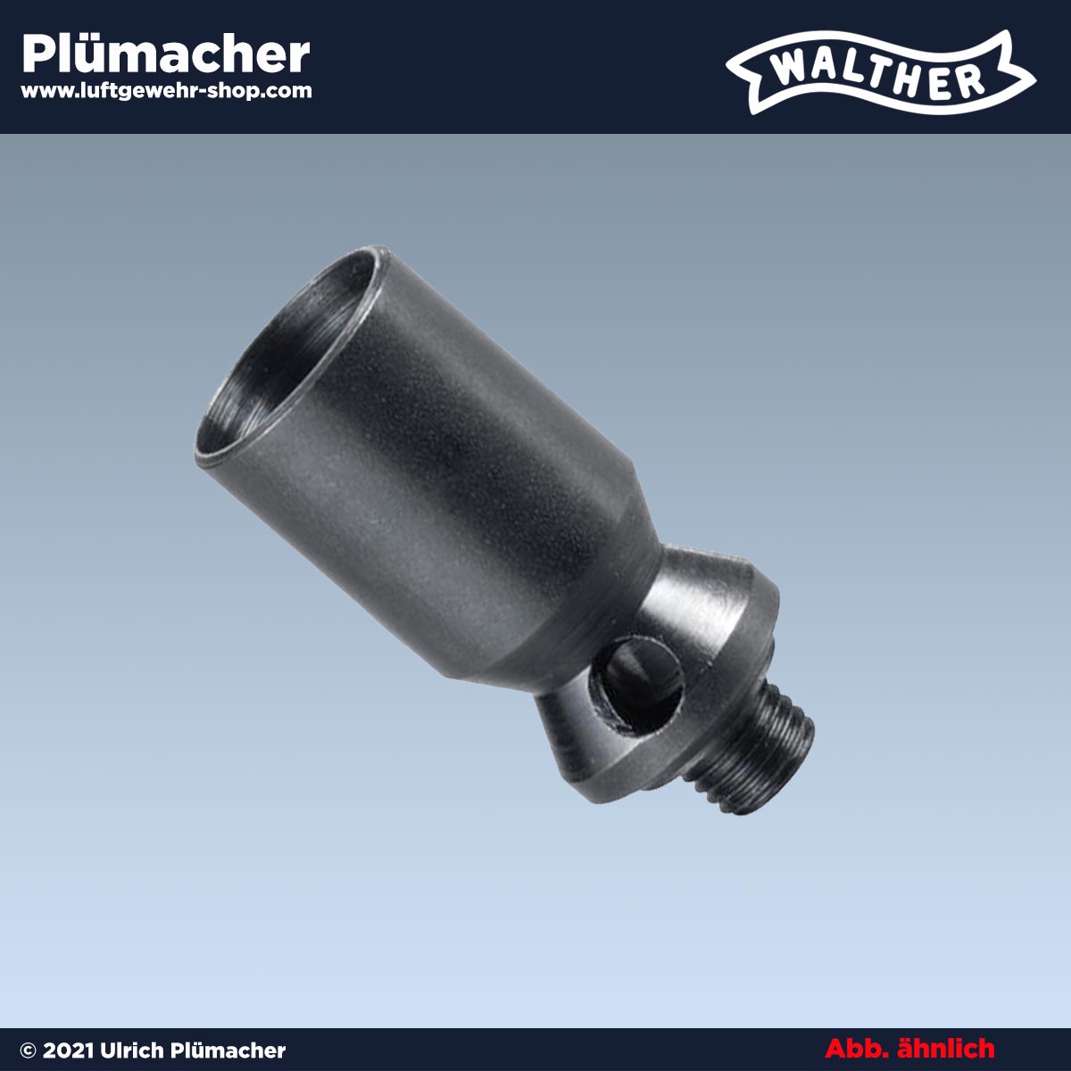 Abschussbecher Walther P99 und PP Schreckschuss - Zusatzlauf, Signalbecher und Raketenbecher