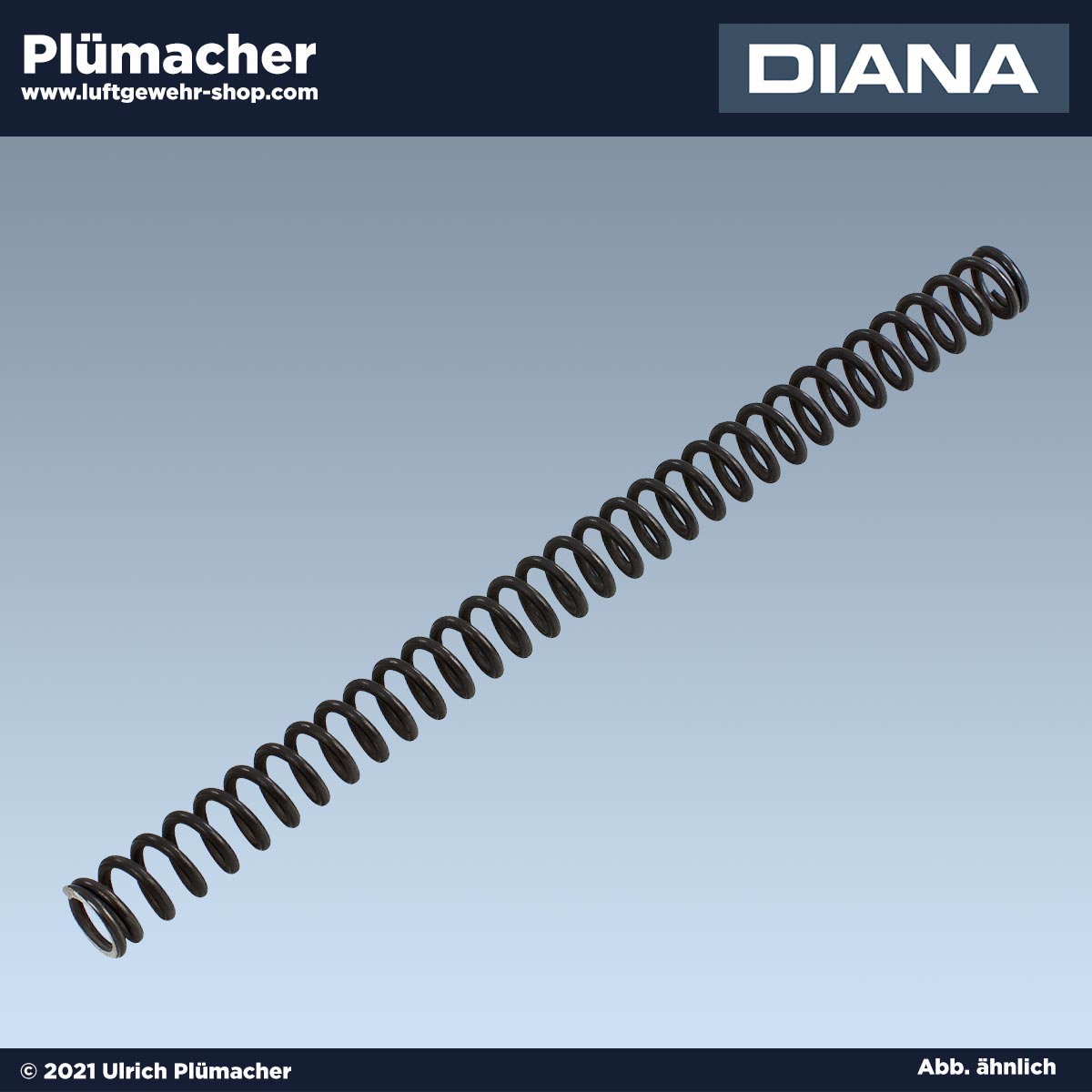 Kolbenfeder Diana 26-28-280_Classic-34-36-38-45T01-46-46 Stutzen in der freien Ausführung. Für Luftgewehre unter 7,5 Joule