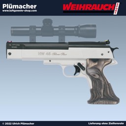 Weihrauch HW 45 Silver Star - extra starke Luftpistole von Weihrauch mit 2 Sopannstufen