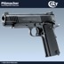 Colt M45 CQBP CO2 Pistole im Kaliber 4,5 mm BB mit einem 19 Schuss Magazin