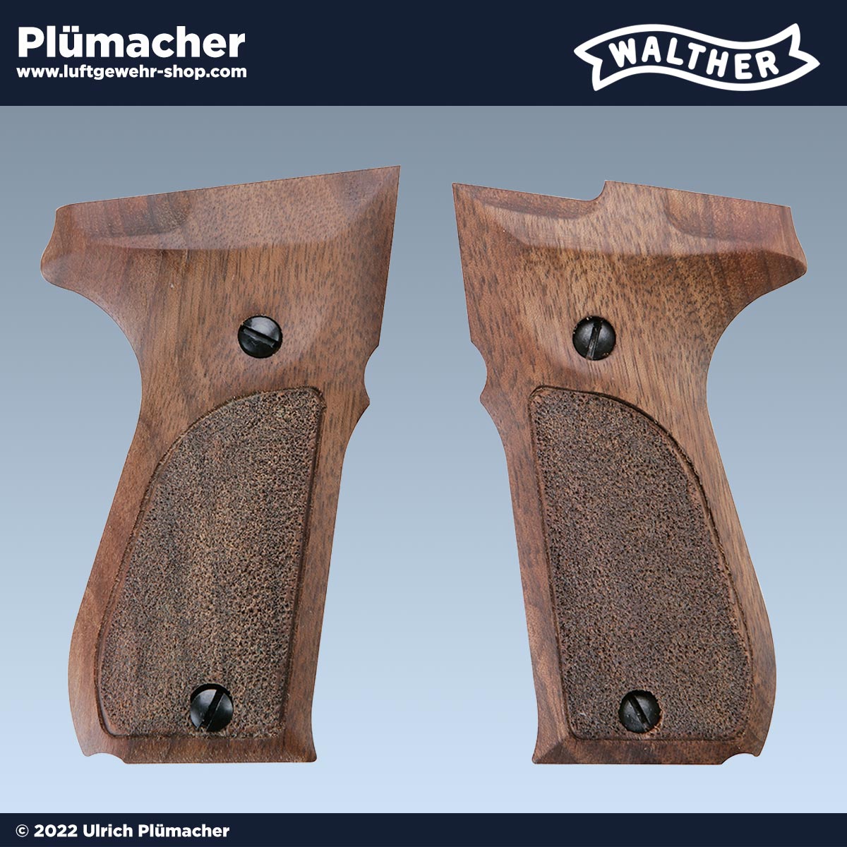 Holzgriffschalen Walther CP88 - Griffschalen aus Holz für WALTHER CP88