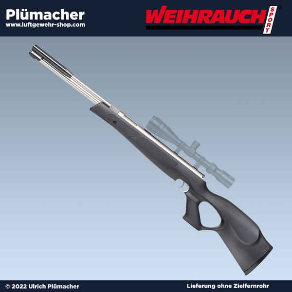 Weihrauch HW 97 Black Line STL Luftgewehr mit Unterspannhebel im Stainless Look