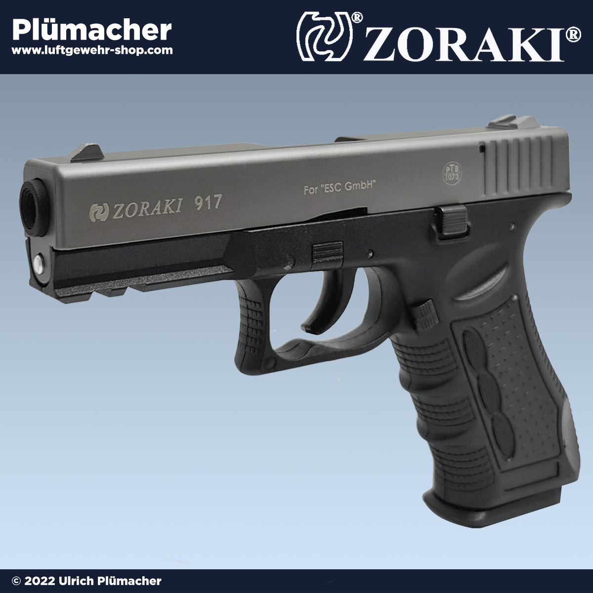 Zoraki 917 Titan Schreckschusspistole Kaliber 9 mm 17 Schuss