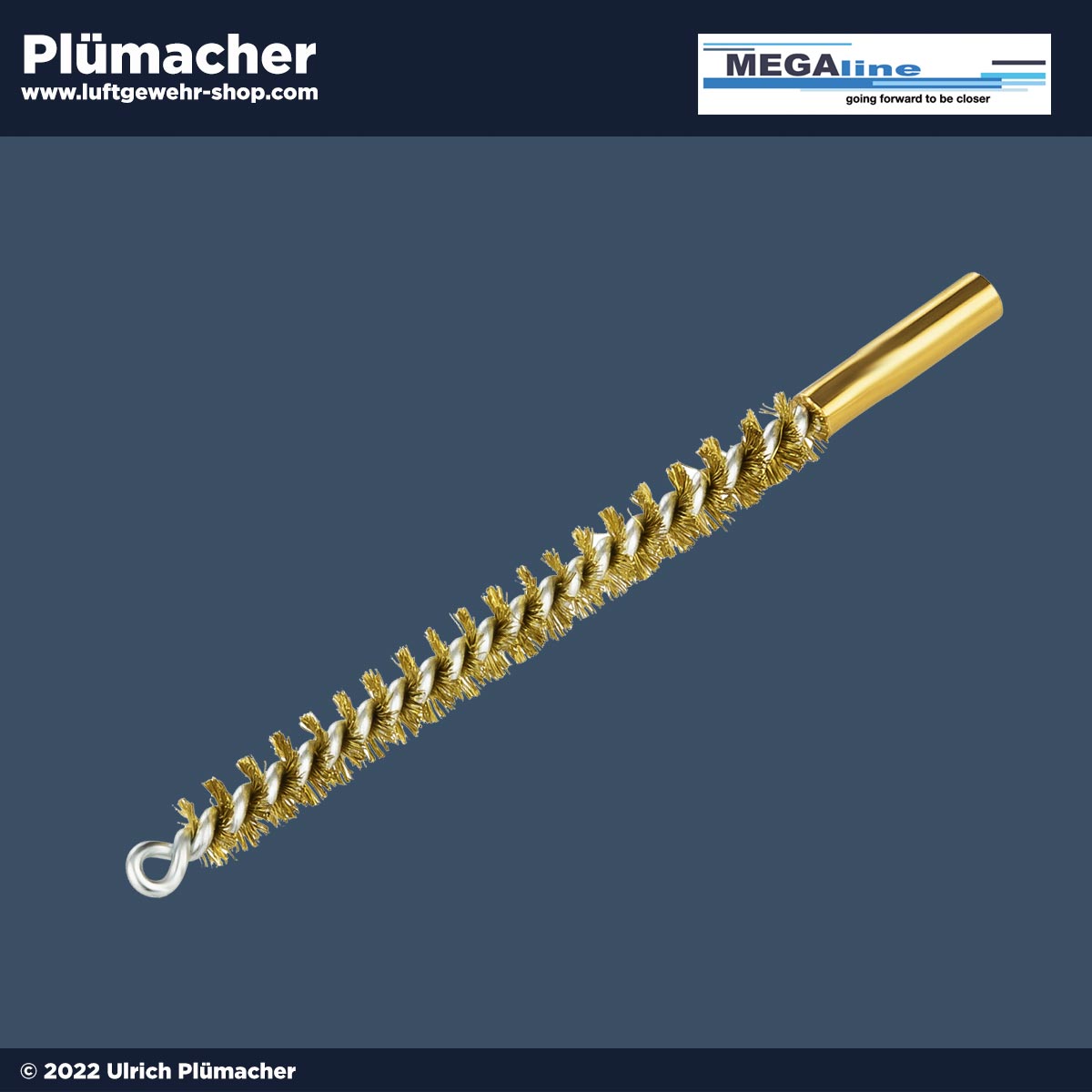 Reinigungsbürste 4,5 mm Messing für Luftgewehre, Luftpistolen und CO2 Waffen